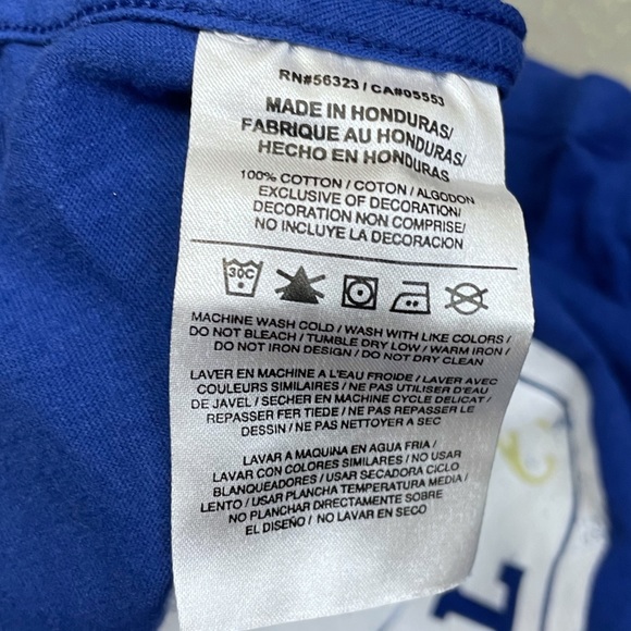 Nike Kansas City Royals MLB Shirt Blue 561416-4EW Large Raised Royal - Picture 8 of 9